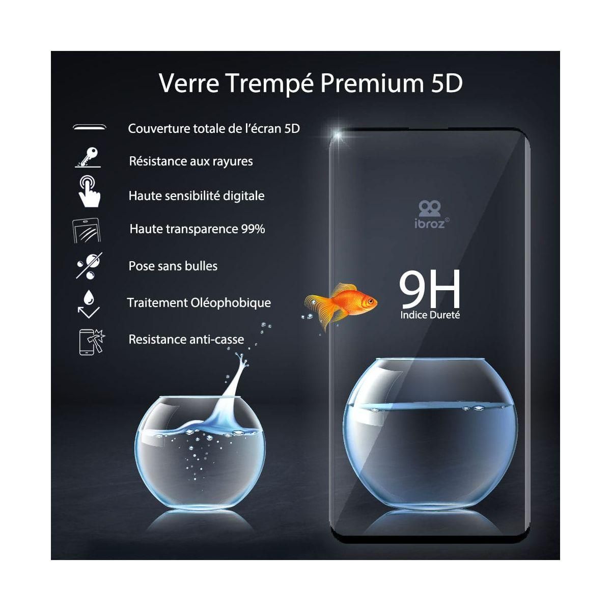 IBROZ Protège écran Oppo Find X5 Lite Pack 3 Verres Tre