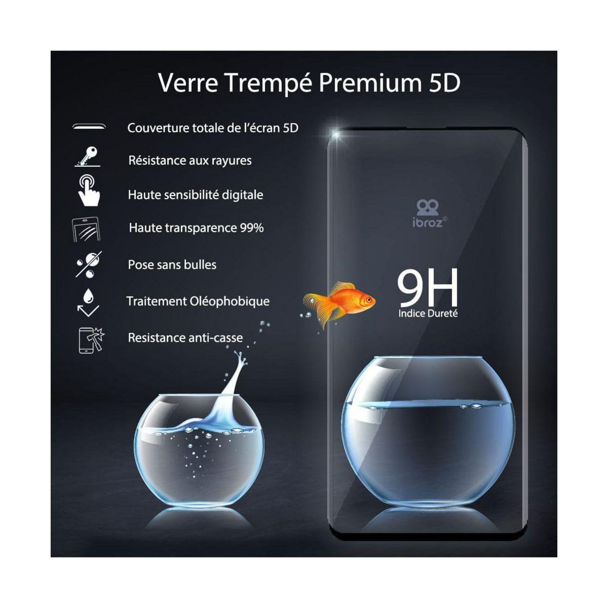 IBROZ Protège écran Oppo Find X5 Lite Pack 3 Verres Tre