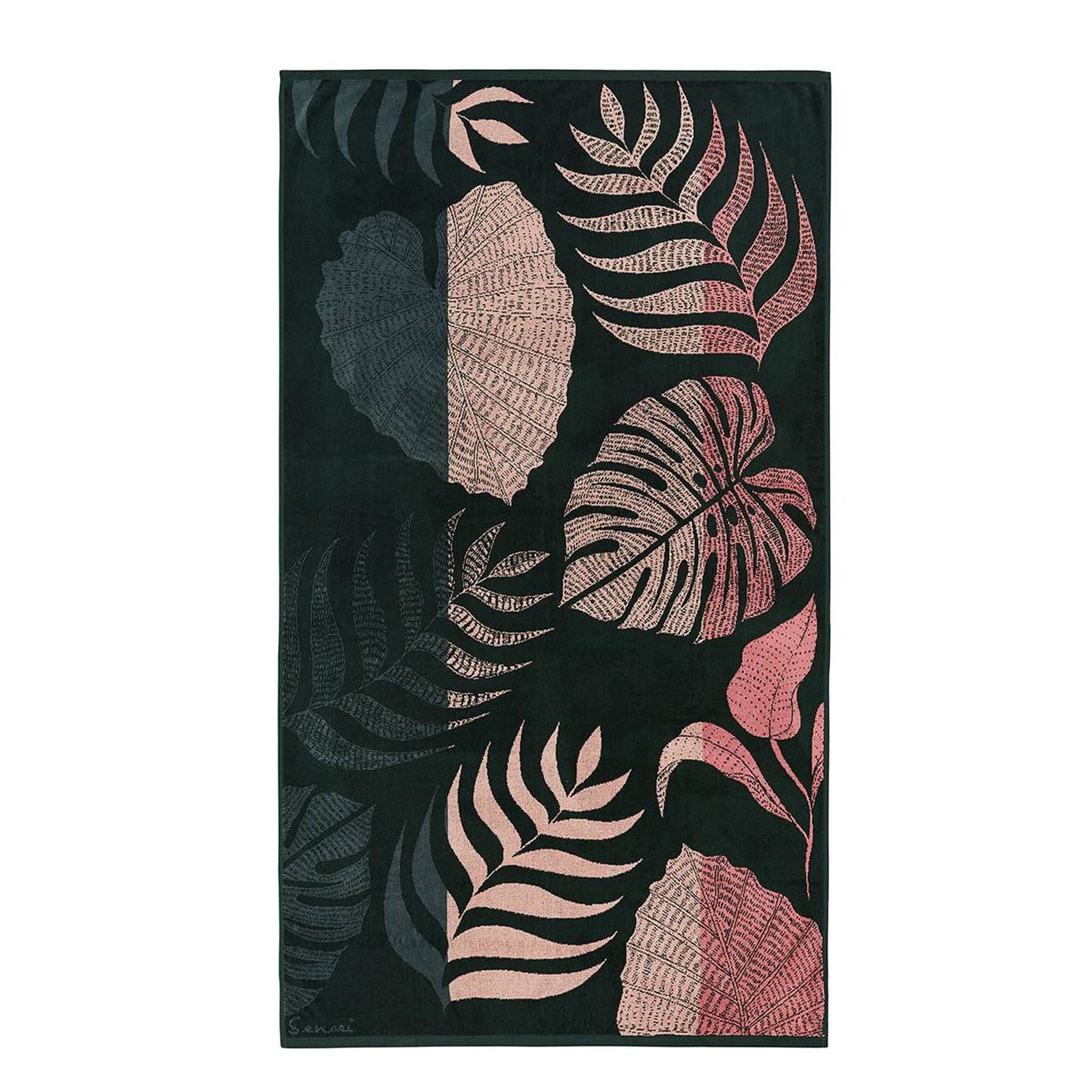 Voir la diapositive 1 : Sensei Maison Serviette de plage velours 100x180 cm TROPICAL