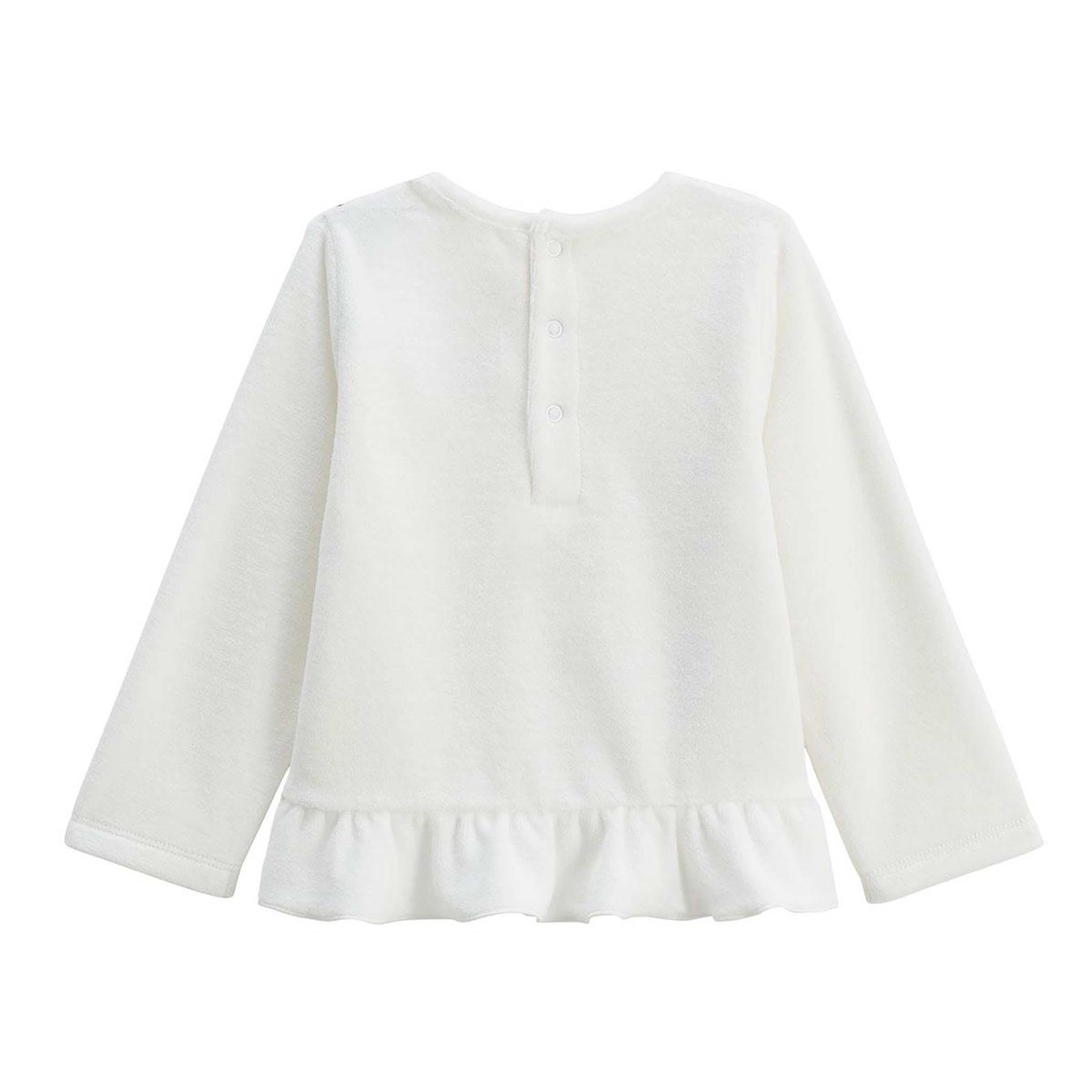 Voir la diapositive 2 : Petit Béguin Lot de 2 pyjamas enfant 2 pièces en velours céleste