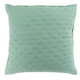 Voir la diapositive 1 : Paris Prix Housse de Coussin  Mellow  60x60cm Menthe & Blanc