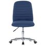 Voir la diapositive 4 : VIDAXL Chaises a manger lot de 4 bleu tissu