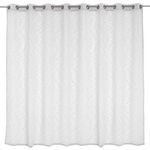 TOILINUX Voilage Maya grande largeur. Coloris disponibles : Blanc, Marron, Beige