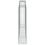 Voir la diapositive 5 : VIDAXL Paniers a gabions arques 9 pcs 400x50x220/240 cm Fer galvanise