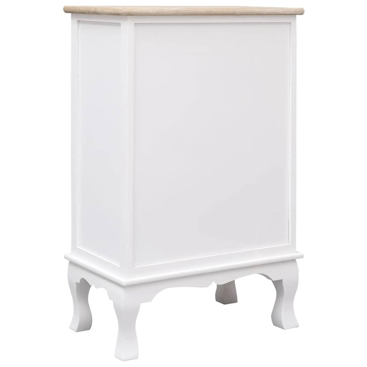 VIDAXL Armoire a tiroirs Blanc 50x30x80 cm Bois
