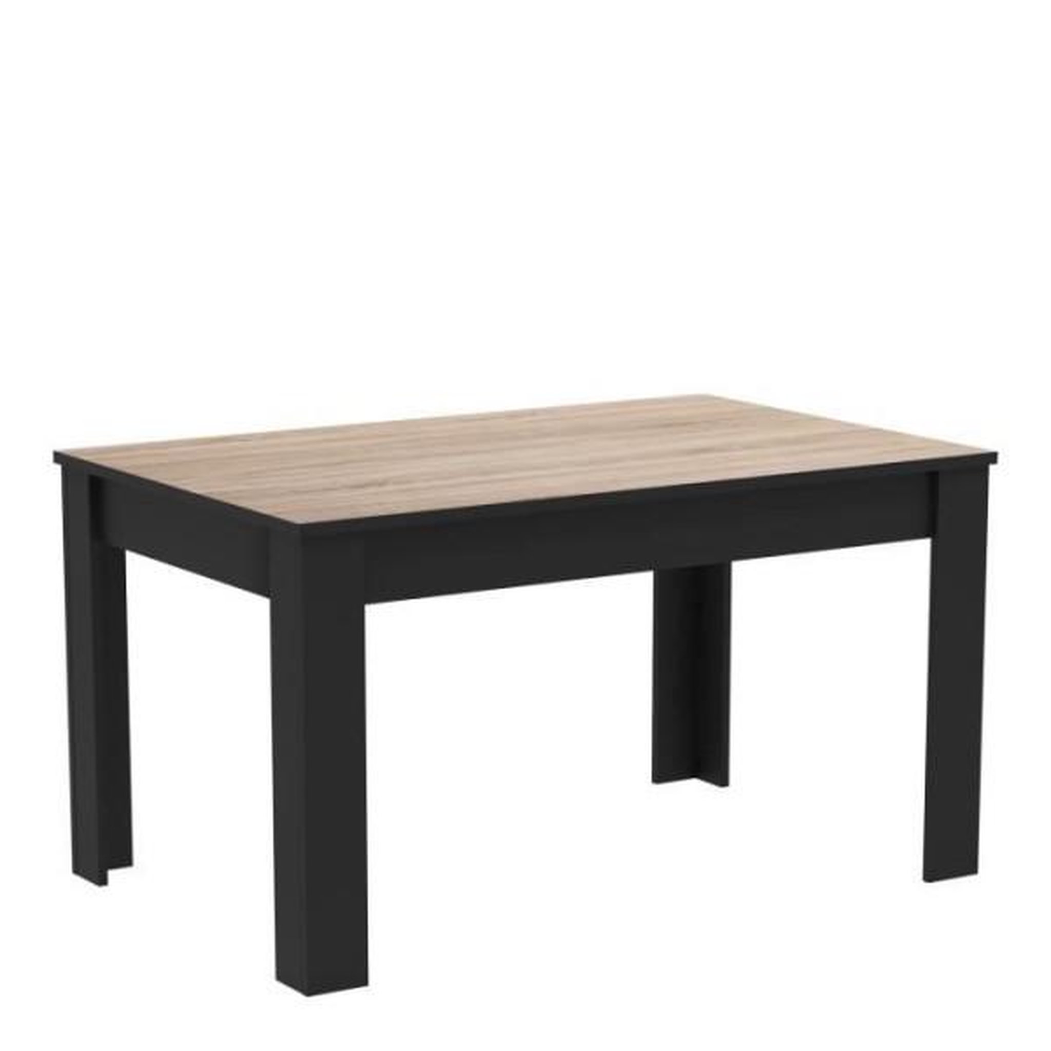 Voir la diapositive 2 : Demeyere DEMEYERE Ensemble séjour Enfilade + Table haute + Vitrine - Décor chene brossé - WAYNE
