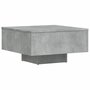 Voir la diapositive 2 : VIDAXL Table basse gris beton 60x60x31,5 cm bois d'ingenierie