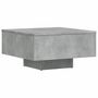 Voir la diapositive 2 : VIDAXL Table basse gris beton 60x60x31,5 cm bois d'ingenierie