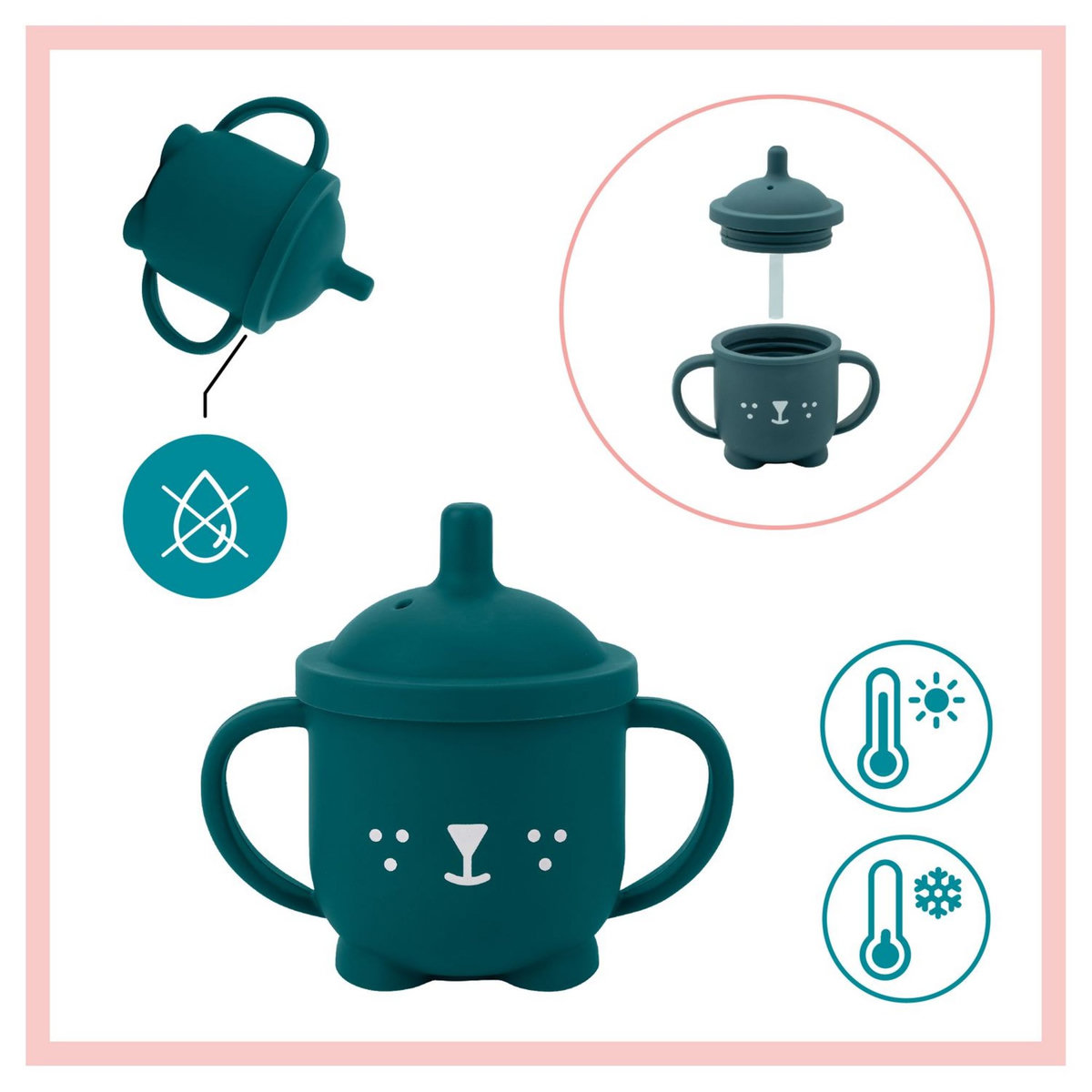 BABYMOOV Kit  repas LEARN'ISY 4 pièces