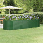 Voir la diapositive 1 : VIDAXL Lit sureleve de jardin Acier enduit de poudre 322x100x68cm Vert
