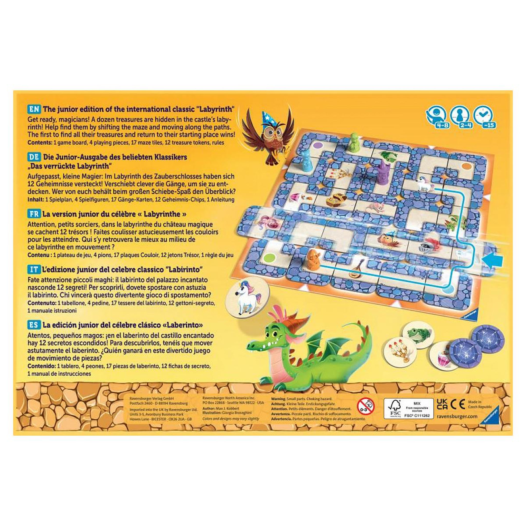 Voir la diapositive 2 : RAVENSBURGER Labyrinthe junior le jeu de societe