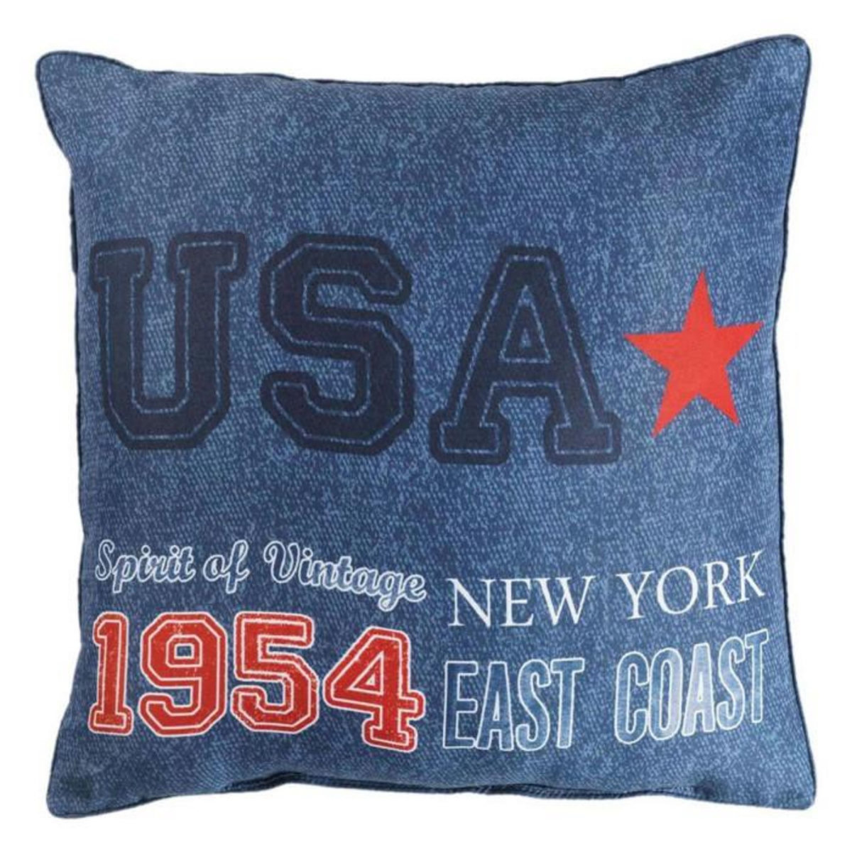 Paris Prix Coussin Déco  East Coast  40x40cm Bleu