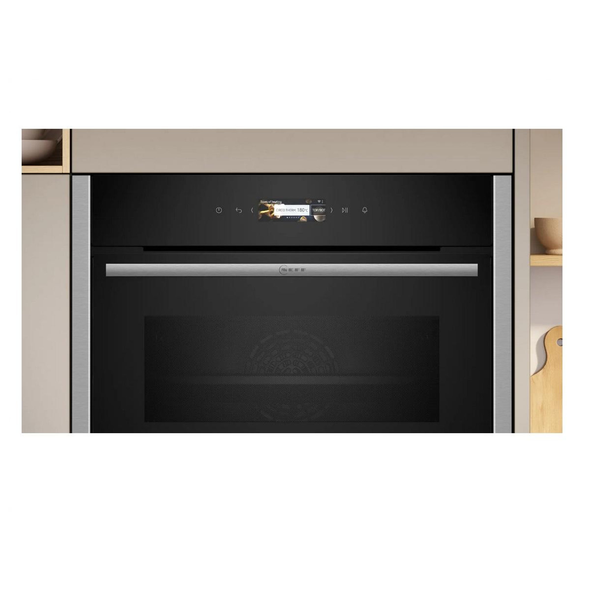 Voir la diapositive 2 : Neff Four combiné mo intégrable 45 noir - c24mr21n0
