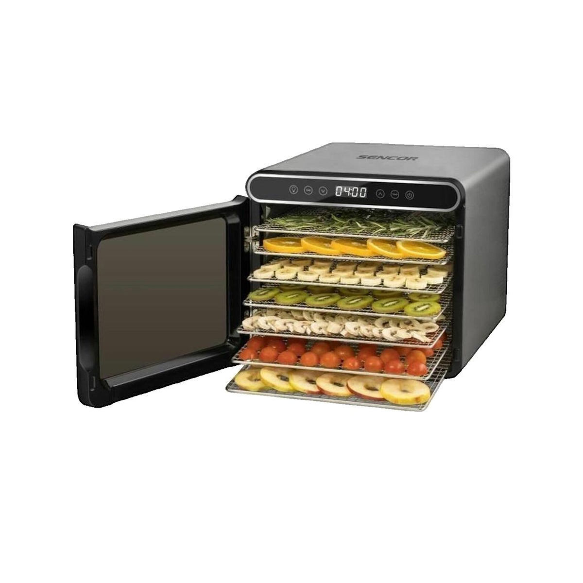 SENCO Déshydrateur alimentaire Sencor SFD 7750SS avec 7 plateaux métalliques