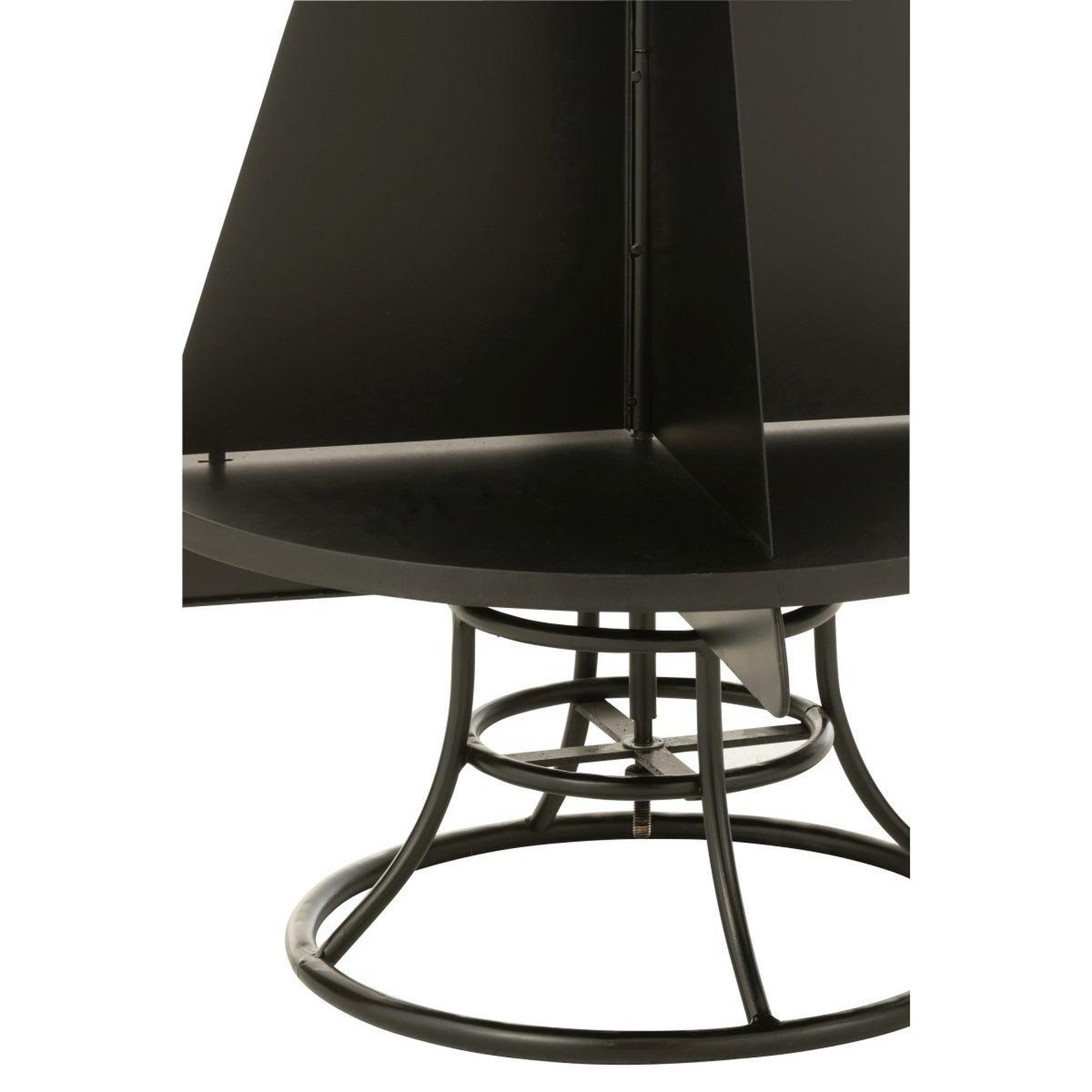 Voir la diapositive 4 : J-LINE Étagère sapin 3 niveaux  xmas  120cm noir