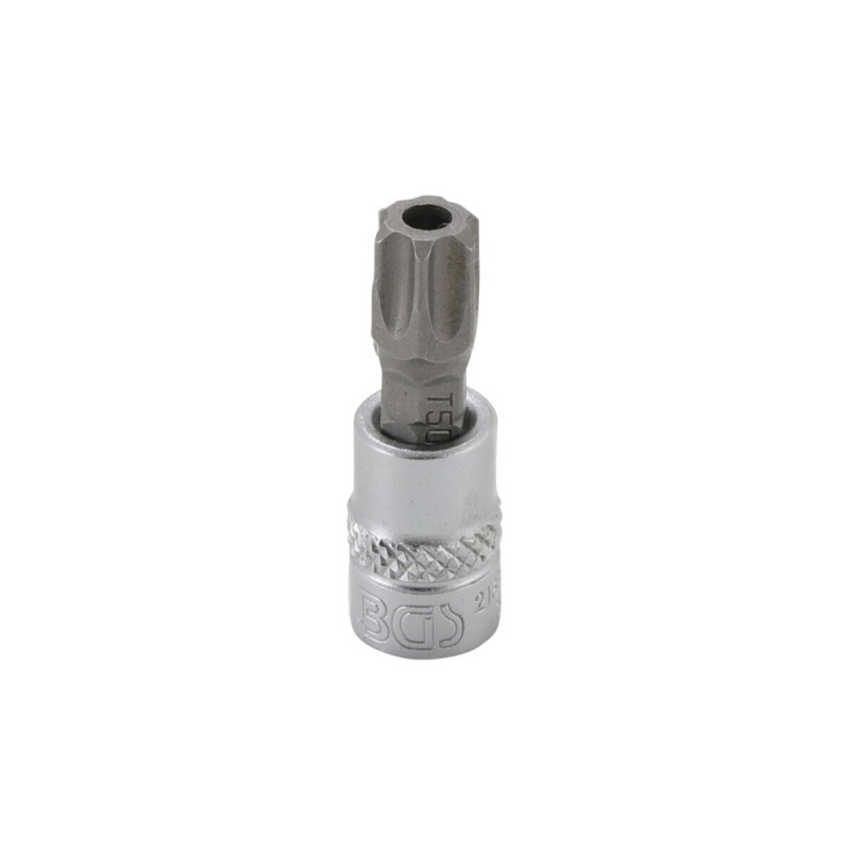  Douille à embout BGS TECHNIC - 6,3 mm - Torx avec perçage T50 - 2165-T50
