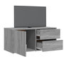 Voir la diapositive 5 : VIDAXL Meuble TV Sonoma gris 80x34x36 cm Bois d'ingenierie