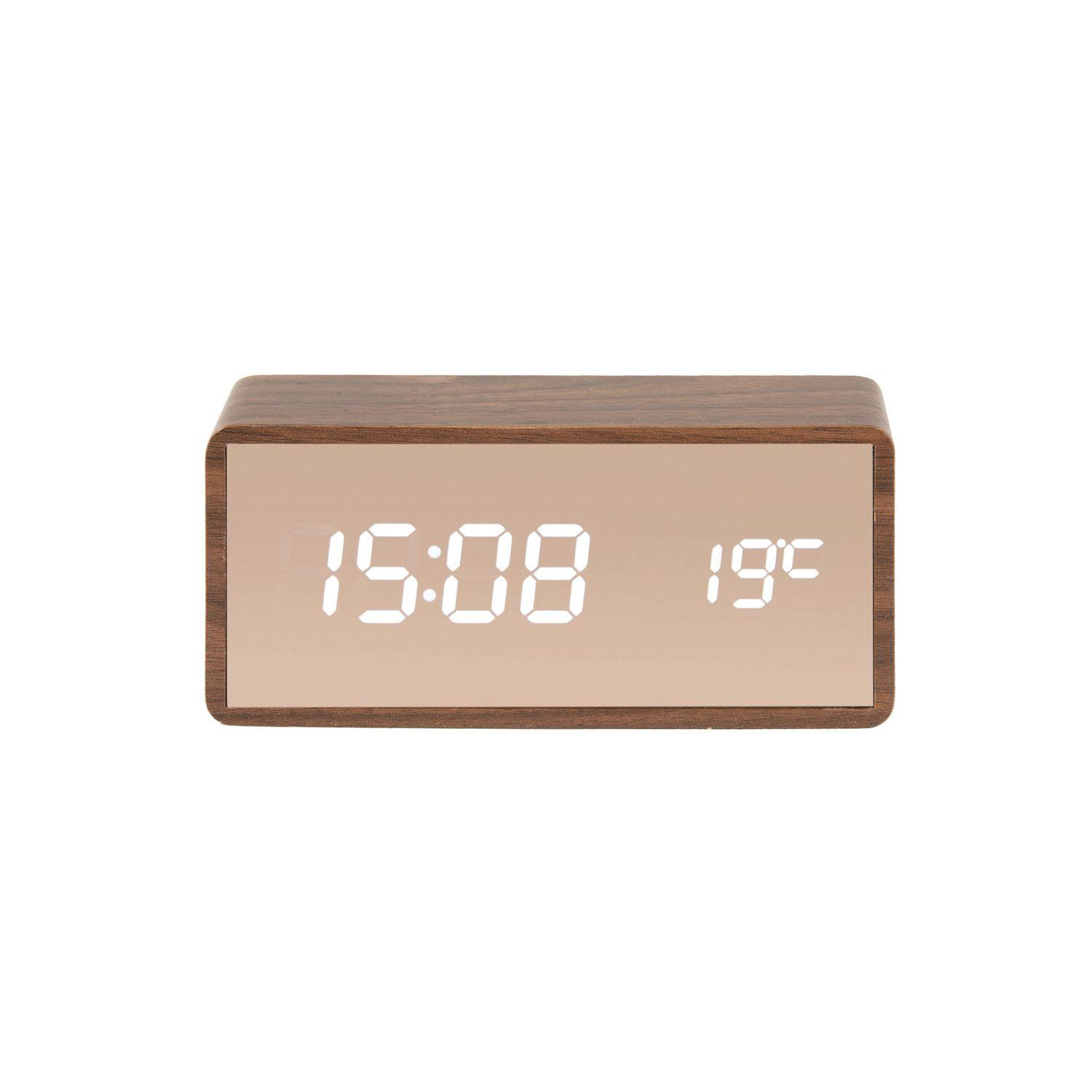 Voir la diapositive 1 : Karlsson Réveil Copper Mirror LED