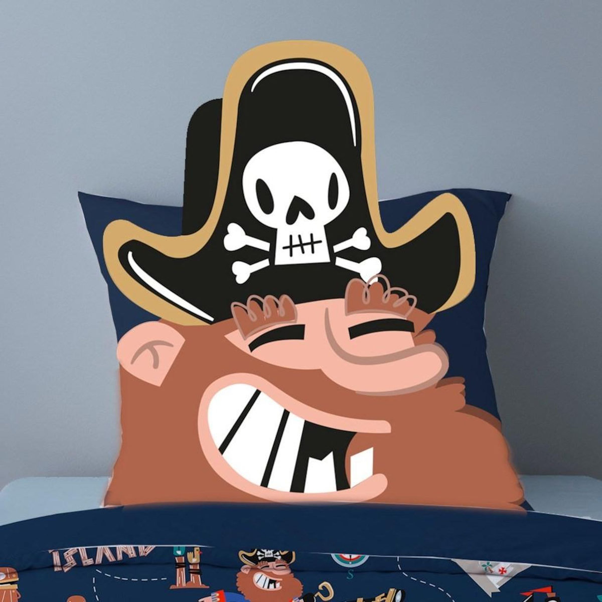 Dourev Housse de couette 140x200 Sparrow + 1 taie 100% coton