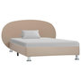 Voir la diapositive 1 : VIDAXL Cadre de lit sans matelas cappuccino similicuir 100x200 cm