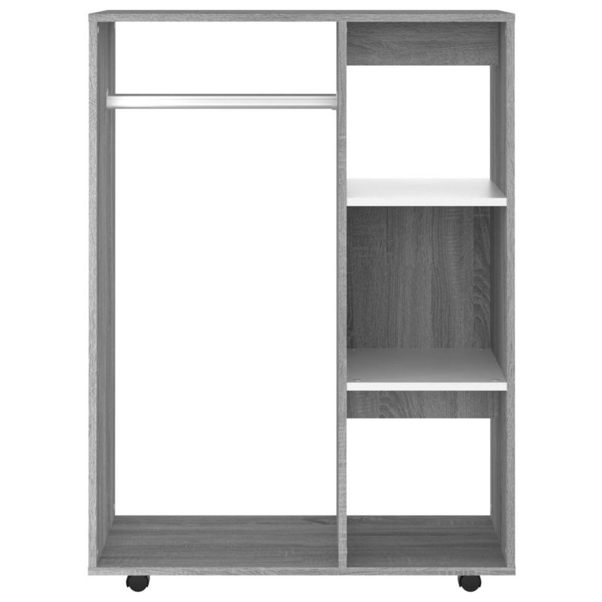 VIDAXL Garde-robe Sonoma gris 80x40x110 cm Bois d'ingenierie