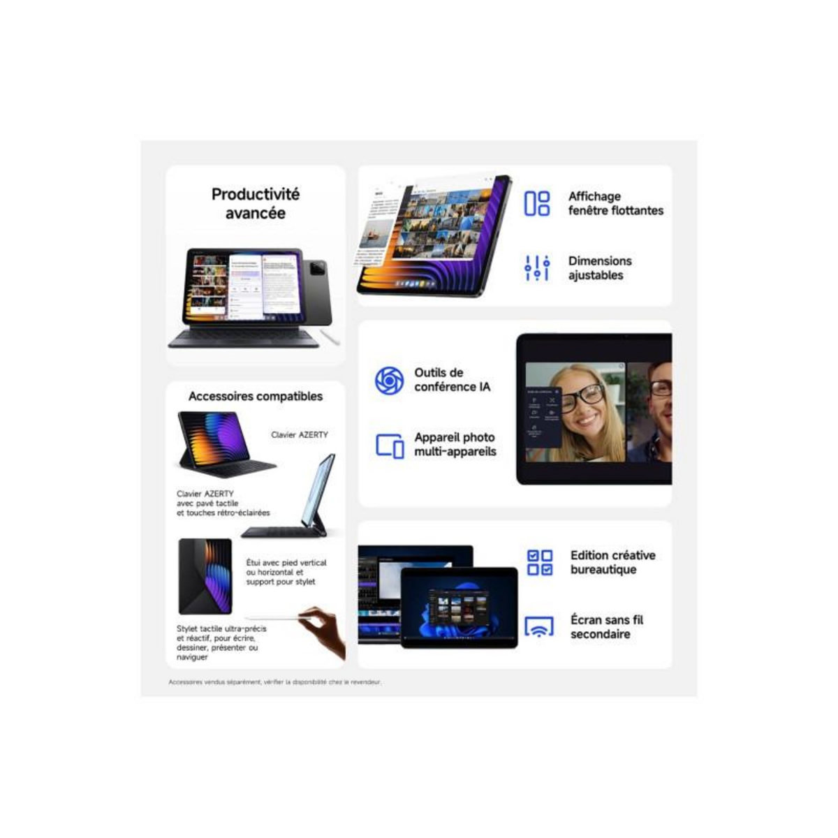 XIAOMI Tablette Android Pad 7 Pro Bleu 256Go