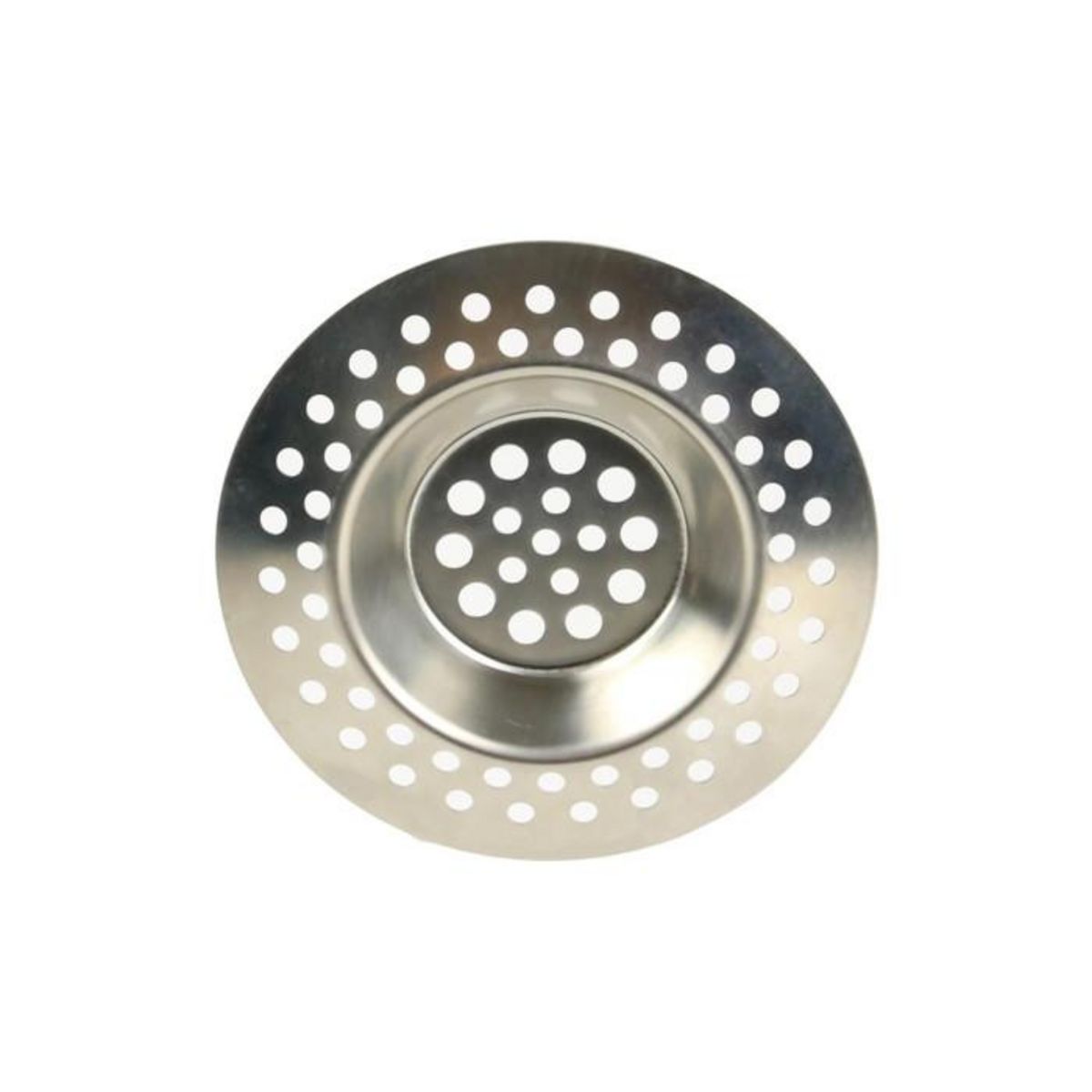 Paris Prix Lot de 2 Grilles d'Évier & Lavabo  Inox  7cm Gris