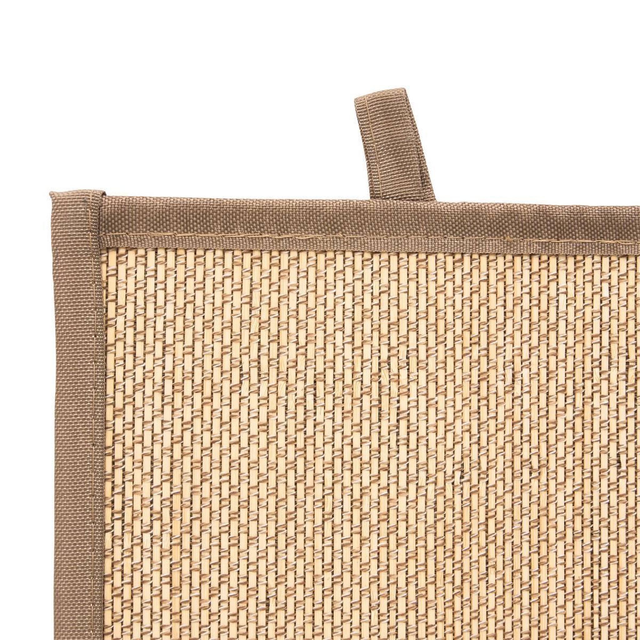 Voir la diapositive 4 : FIVE Tapis de salle de bain en bambou  stemy  50x80cm beige