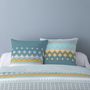Voir la diapositive 2 : Dourev Housse de couette 240x220 ELKI + 2 taies 100% coton