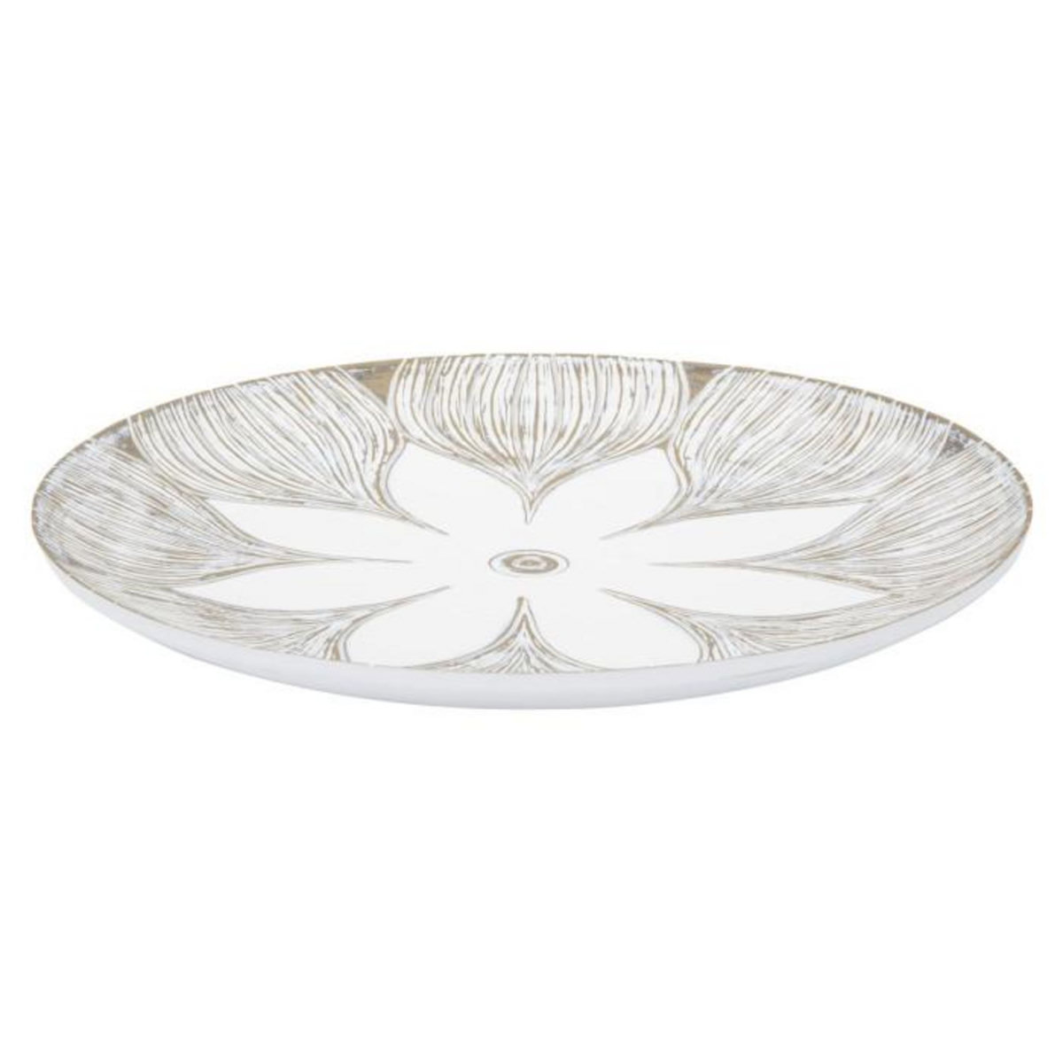 Paris Prix Vide-Poche Design en Polyresine  Atene  35cm Blanc