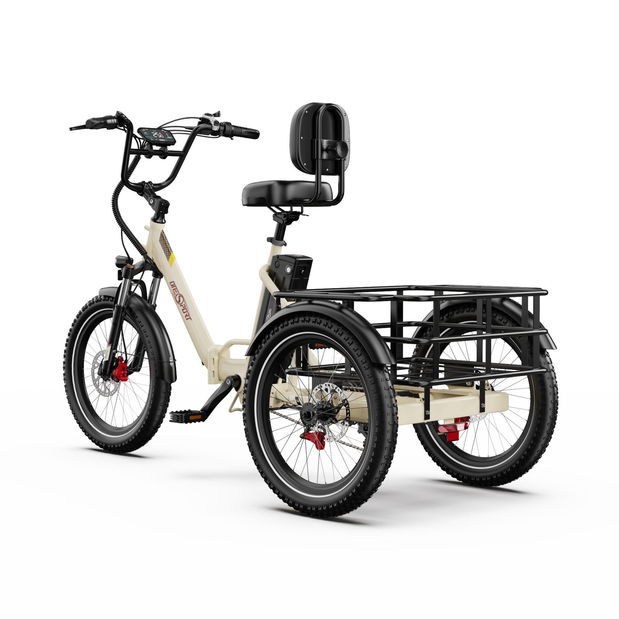 Voir la diapositive 3 : ONESPORT Tricycle cargo électrique ONESPORT OT30 Pro