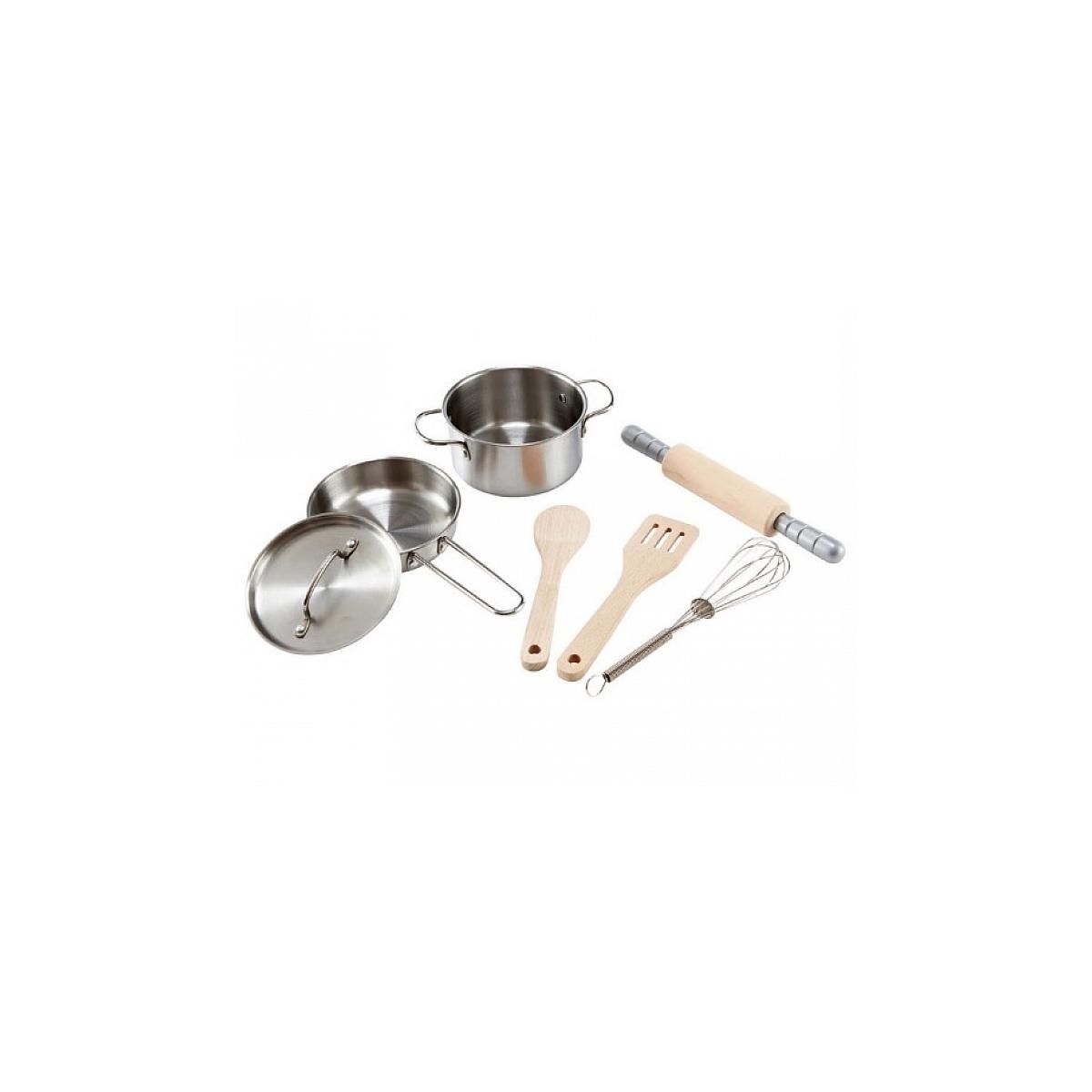 Hape Set de cuisine pour jeunes chefs : Dînette en herbe