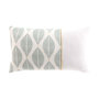 Voir la diapositive 1 : Paris Prix Coussin Imprimé Métallisé  Maho  30x50cm Vert Sauge