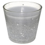 ATMOSPHERA Bougie en Verre Déco  Colorama  190g Argent