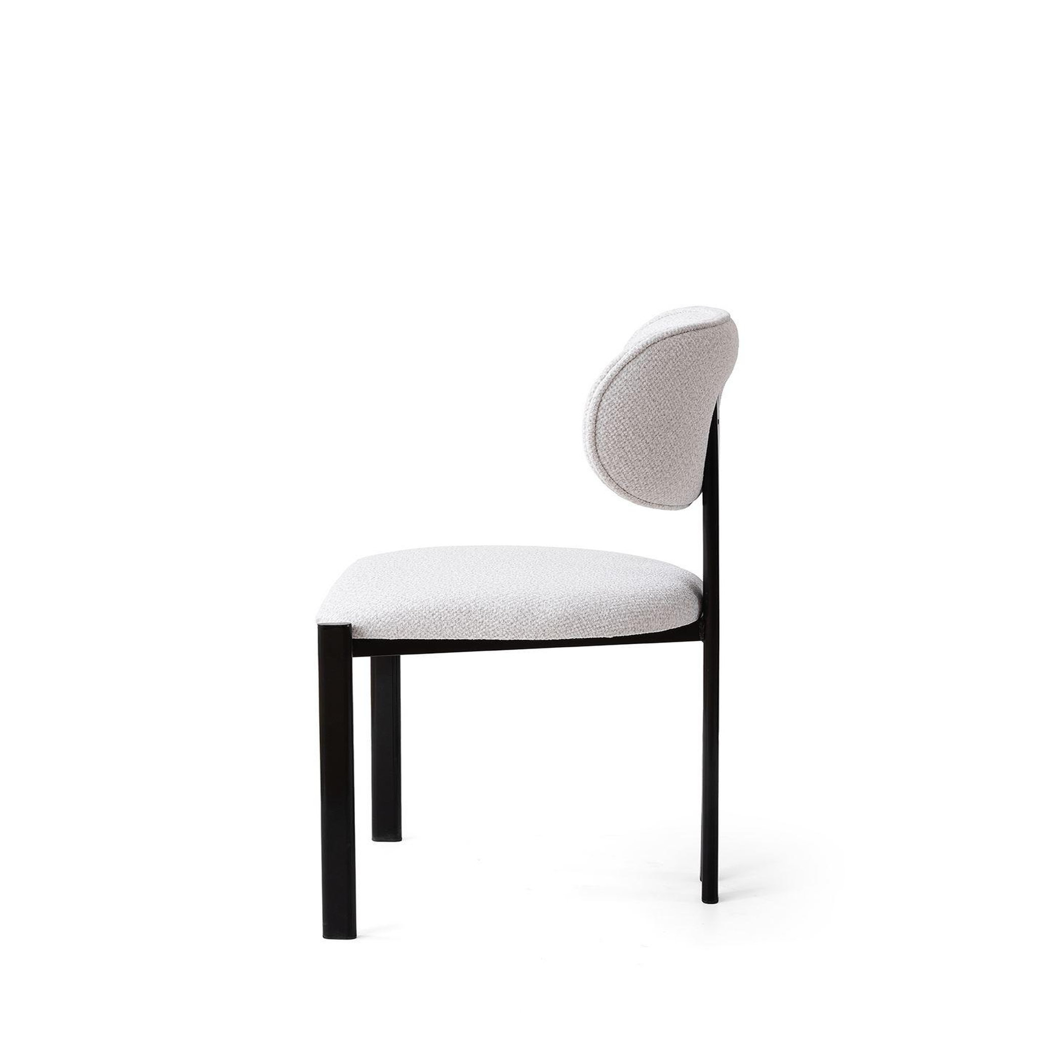 Voir la diapositive 3 : Habitat et Jardin Ensemble de chaises (2 pièces) en métal  muriz  - blanc cassé