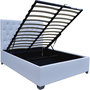Voir la diapositive 4 : Habitat et Jardin Lit double avec coffre  Tino  - 160 × 200 cm - Blanc