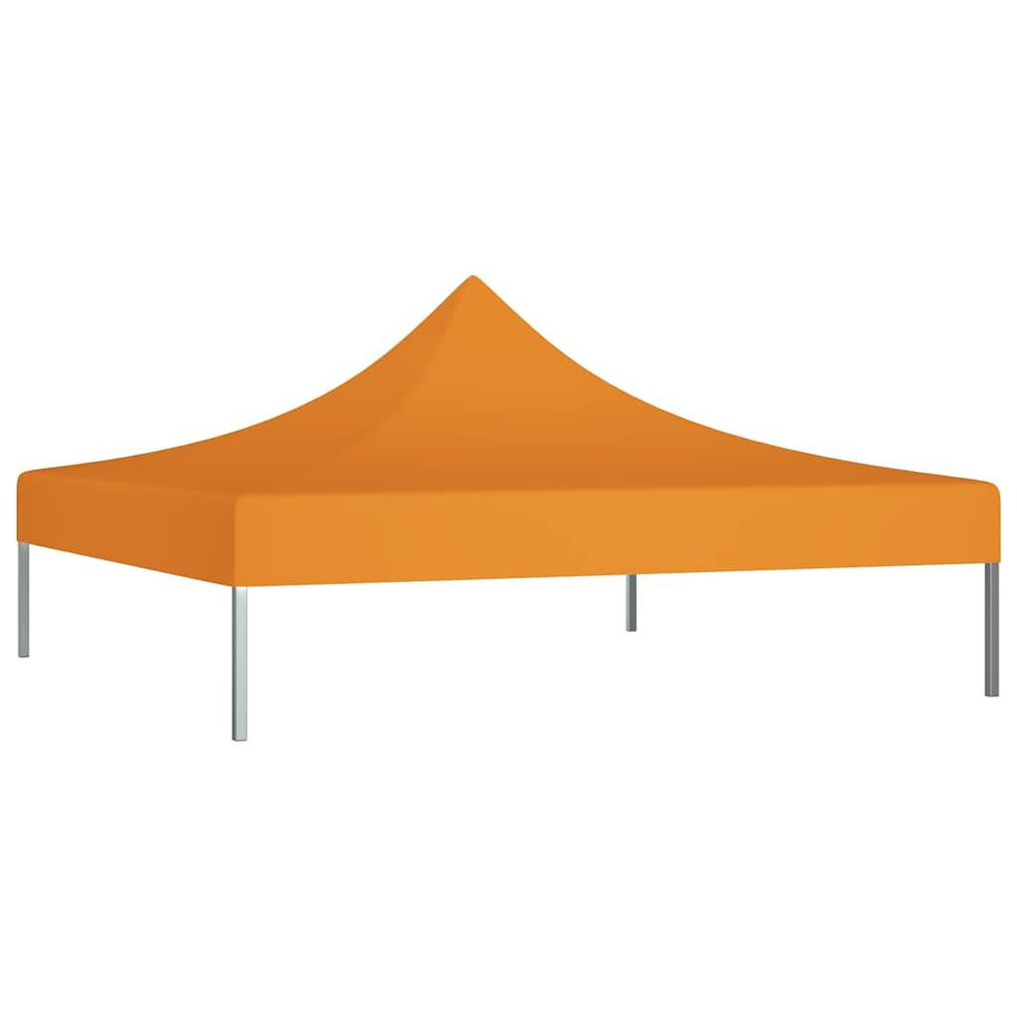 Voir la diapositive 2 : VIDAXL Toit de tente de reception 2x2 m Orange 270 g/m^2