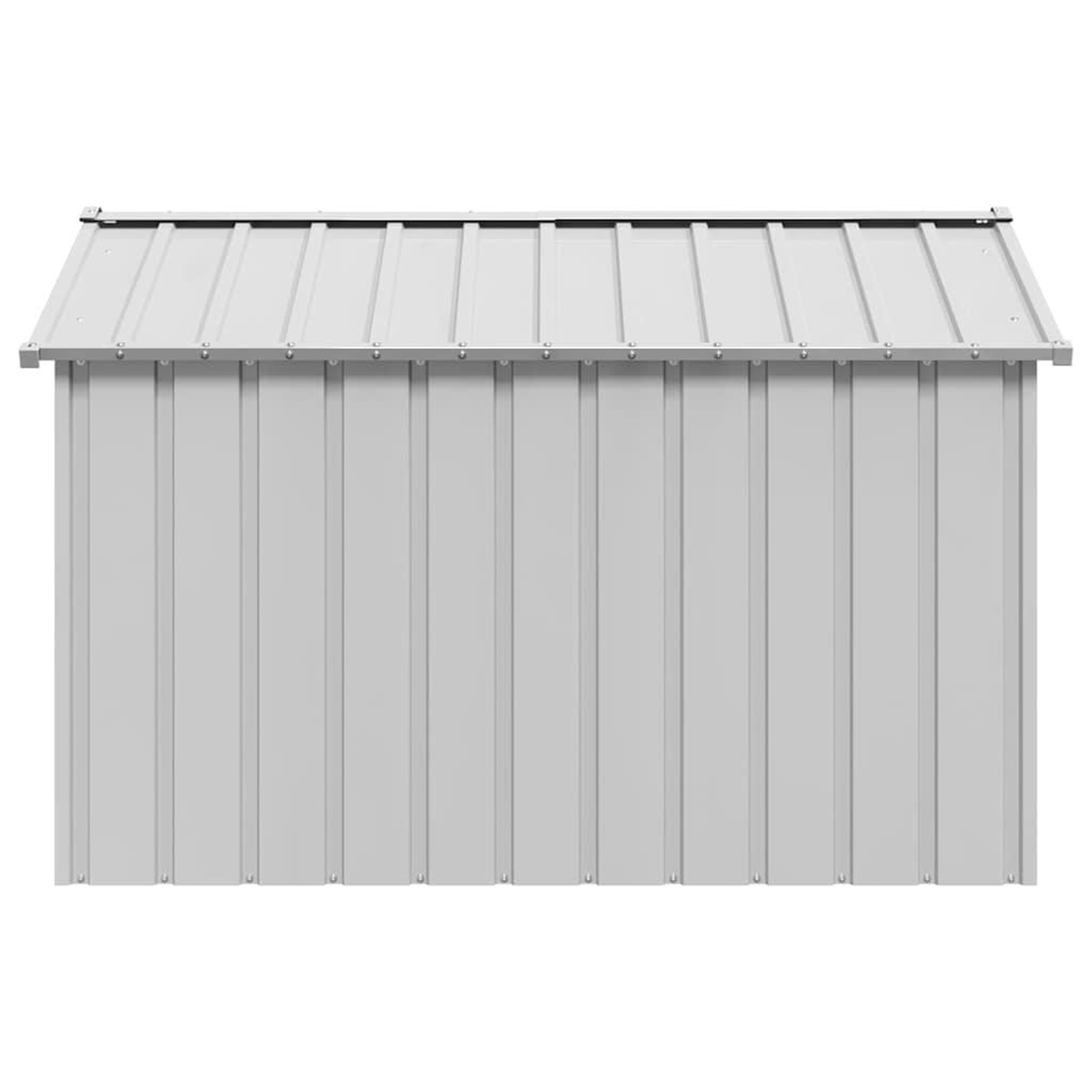 Voir la diapositive 4 : VIDAXL Niche pour chien avec toit noir 113x153x101 cm acier galvanise