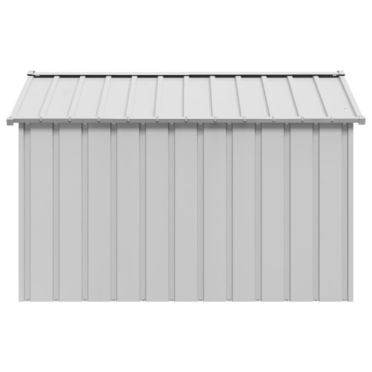 VIDAXL Niche pour chien avec toit noir 113x153x101 cm acier galvanise