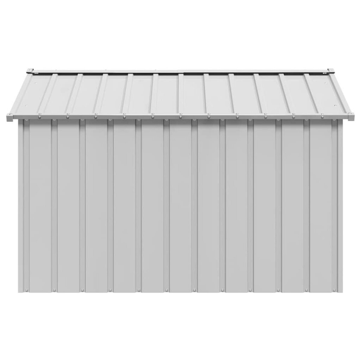 VIDAXL Niche pour chien avec toit noir 113x153x101 cm acier galvanise