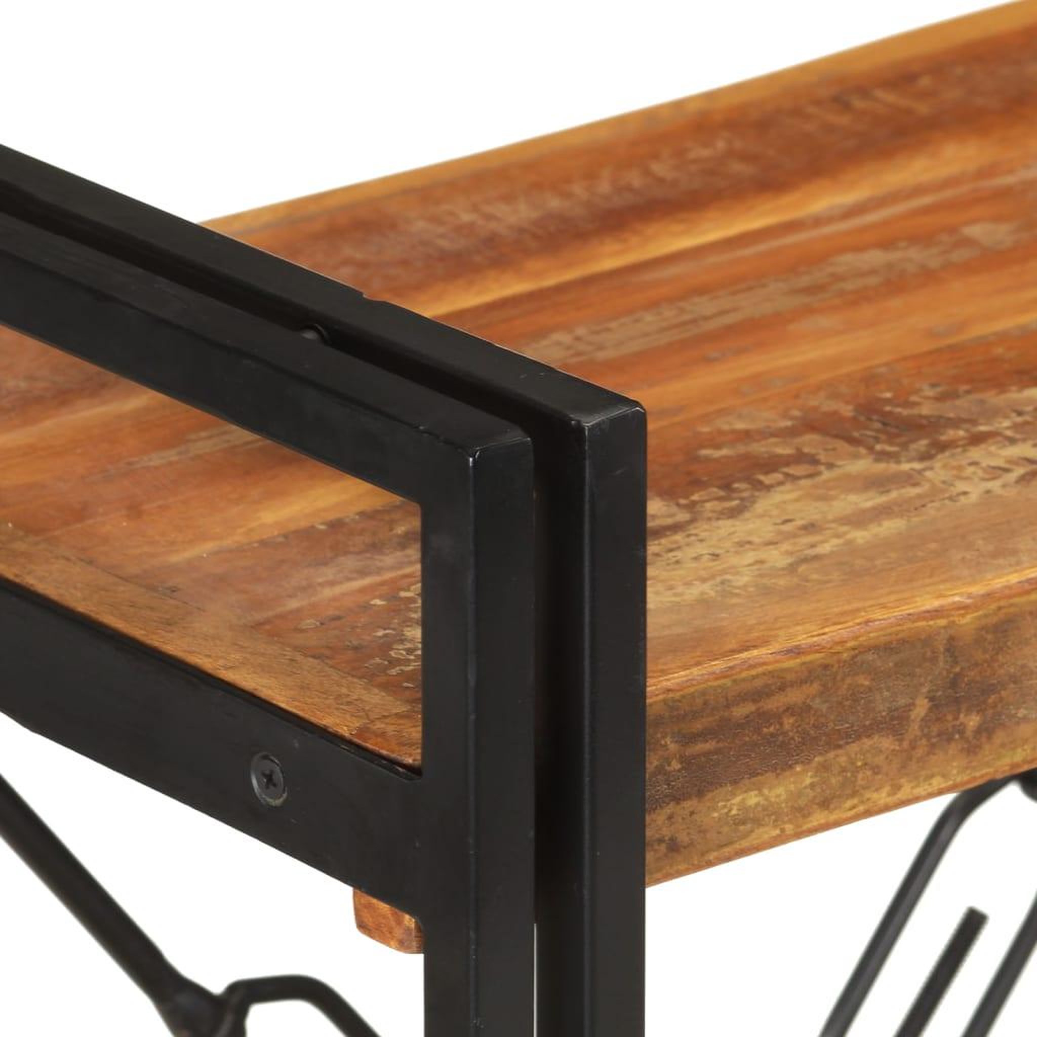Voir la diapositive 3 : VIDAXL Bibliotheque a 3 niveaux 60x30x80cm Bois de recuperation massif