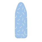 Wenko Housse de table à repasser Air Comfort - grand modèle plume - Longueur 140 cm x 48 cm - Bleu