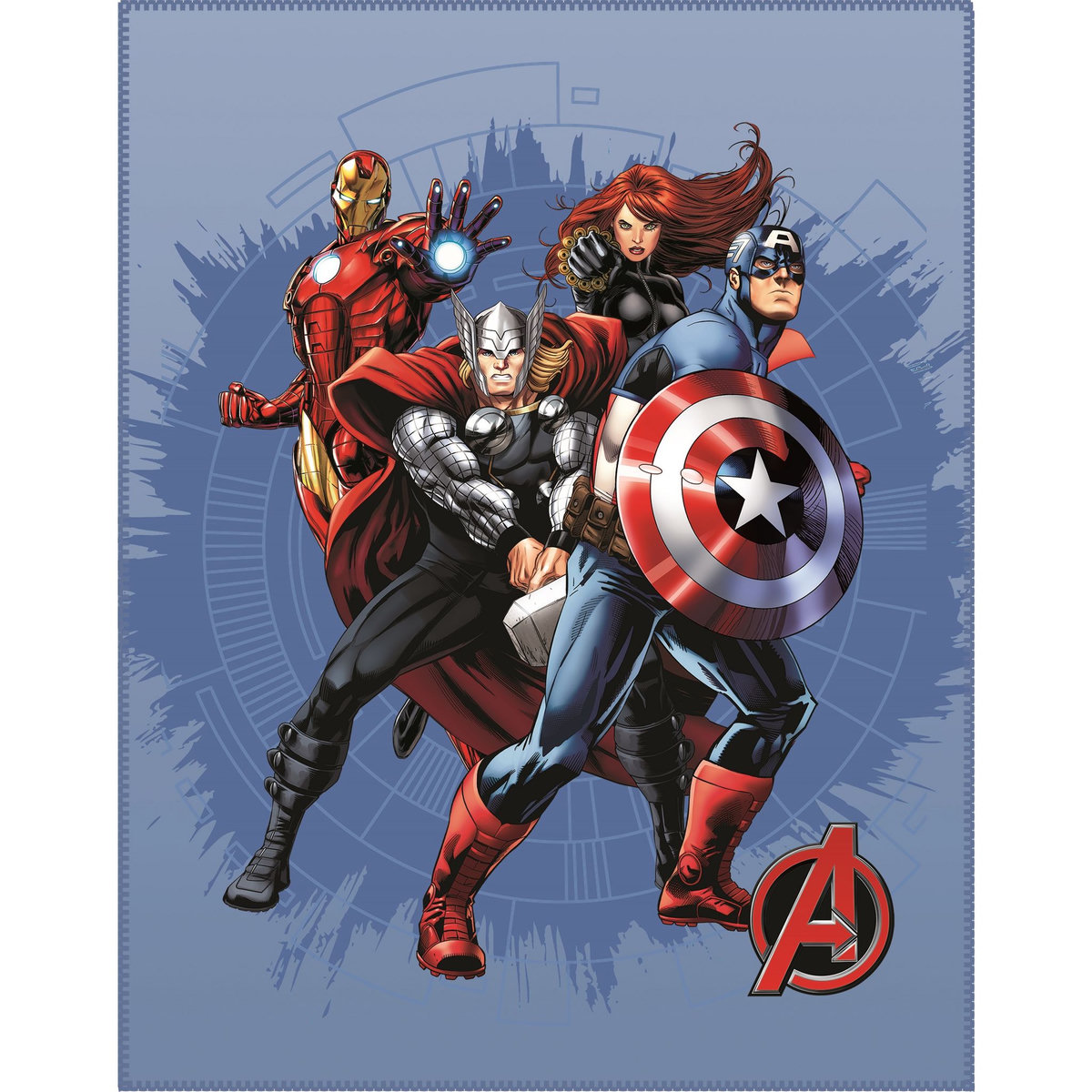 AVENGERS Plaid polaire polyester AVENGERS CHALLENGE