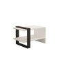Voir la diapositive 1 : Habitat et Jardin Table basse en bois  Funda  - 80 x 55 x 35 cm - AnthraciteBlanc