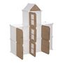 Voir la diapositive 2 : Atmosphera Kids Rangement Enfant en Jute  Château  109cm Beige