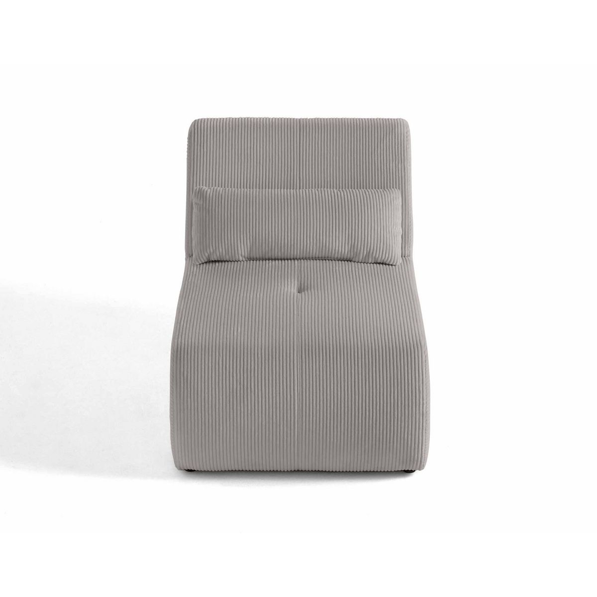 LISA DESIGN Onyx - fauteuil sans accoudoirs - en velours côtelé