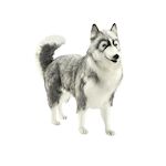 Hansa Hansa Peluche Geante Husky 70cmH 90cmL