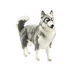 Hansa Hansa Peluche Geante Husky 70cmH 90cmL