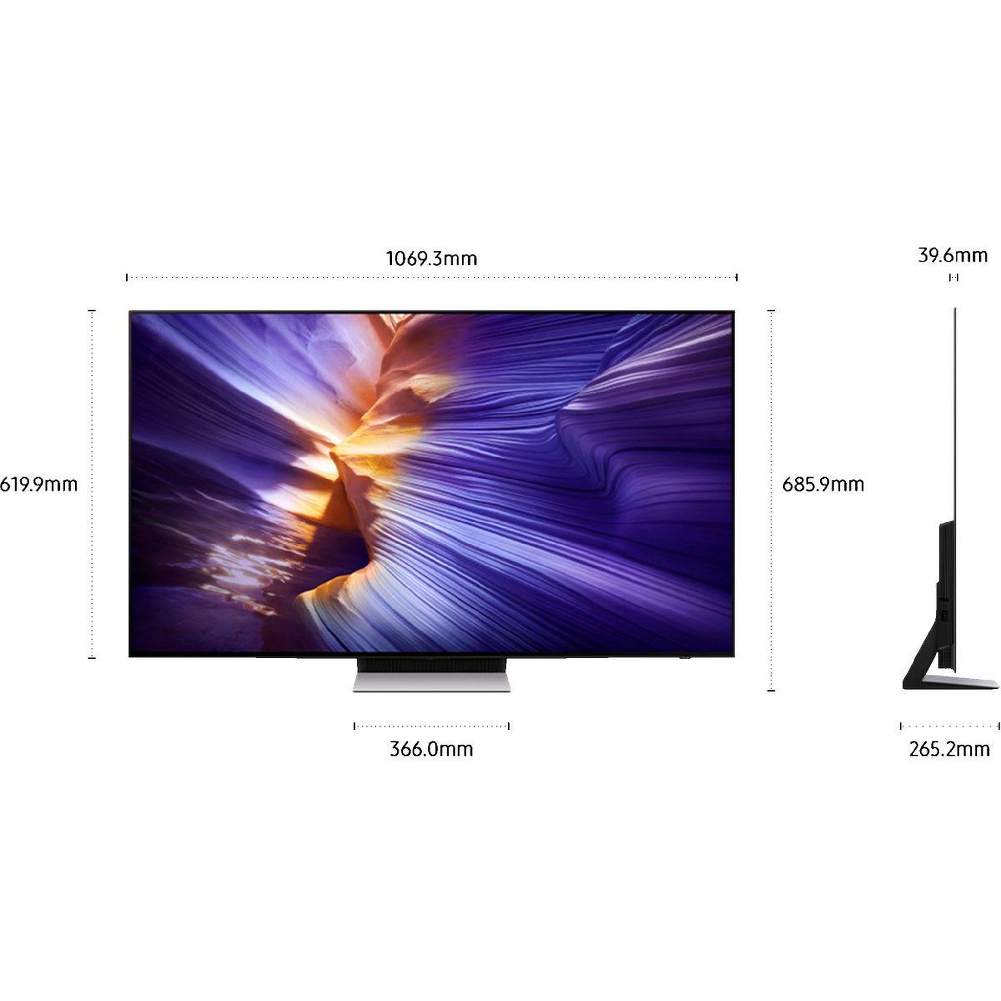 Voir la diapositive 2 : Samsung Tv oled tq48s90f (2025) 48  (120 cm) 4k - 100hz, smart tv