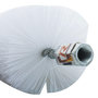 Voir la diapositive 4 : Ribitech Brosse hérisson de ramonage   80 mm de diamètre